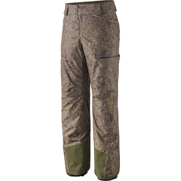 Patagonia Pants Mens XS Camo Recycled Polyester Waterproof Ski Snow Powder Town